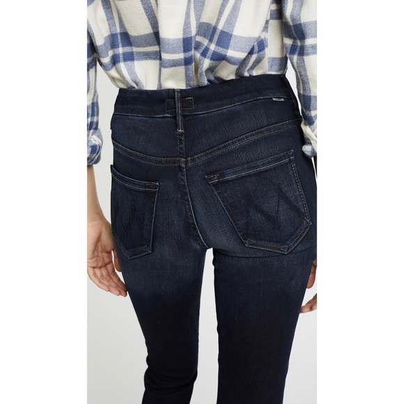 MOTHER Hight Waist Looker Ankle Fray in Night Owl - Skinny - Size 25 - Picture 5 of 17